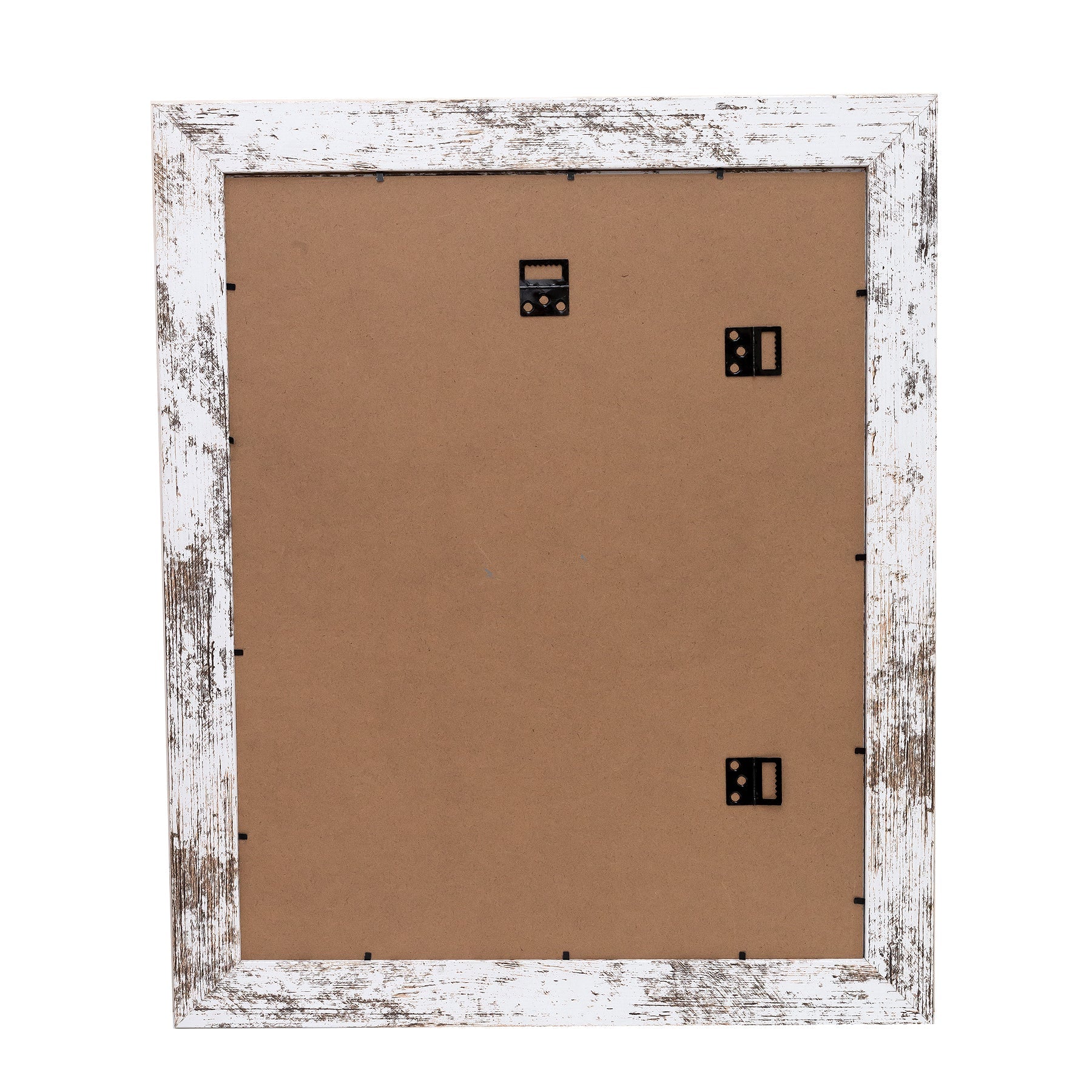 Photo Frame with multiple pictures & optional message - 49X59cm - White Stressed - Image 4