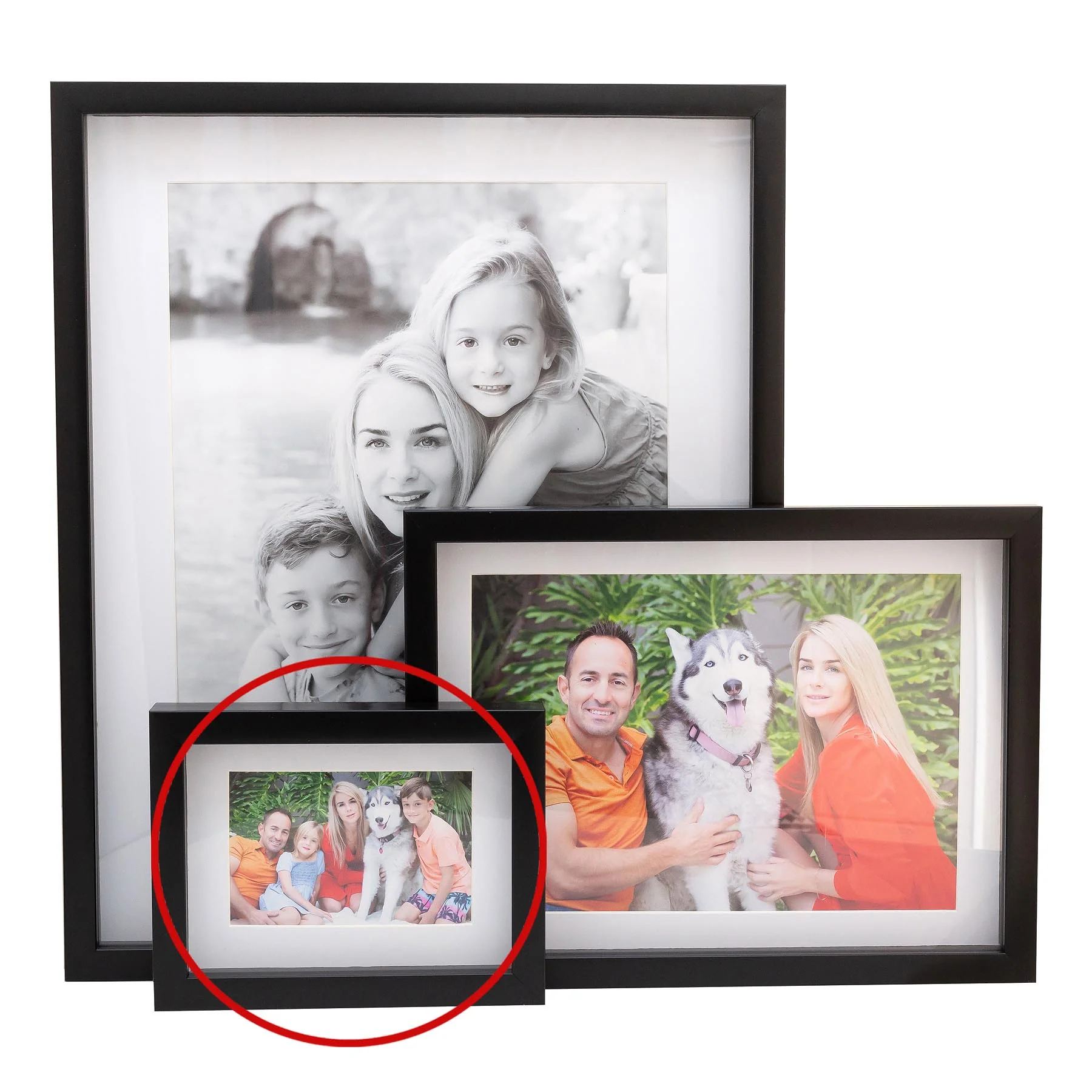 Photo Frame  with your  picture!- A5  10x15cm -  Shadow Box -  Black/White - Image 4