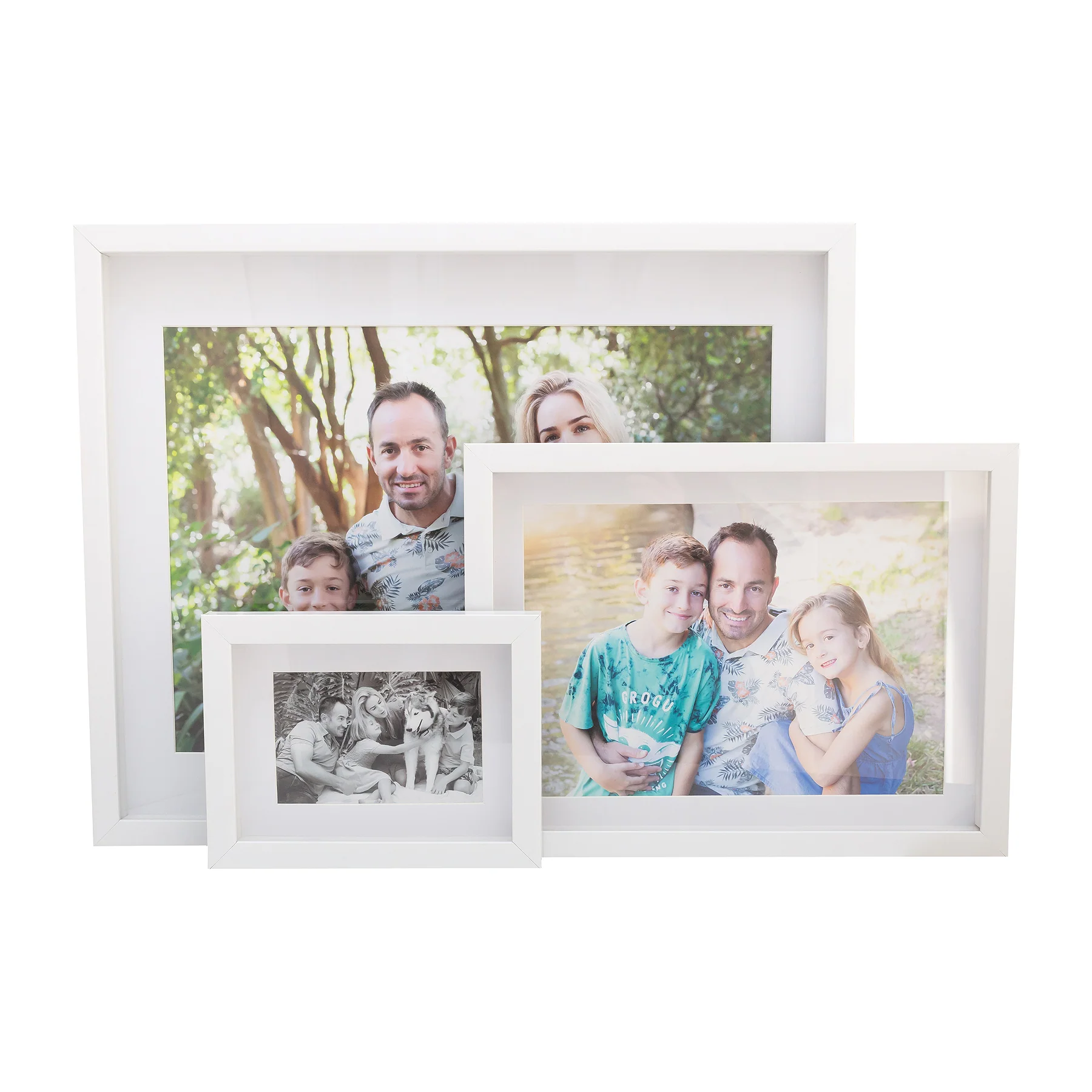 Photo Frame  with your  picture!- A5  10x15cm -  Shadow Box -  Black/White - Image 9