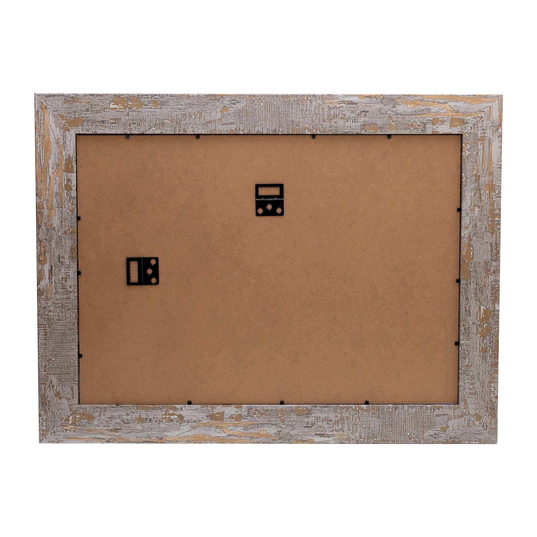 Photo Frame with multiple pictures & optional message - A3 40x30cm- Wood Stressed - Image 4