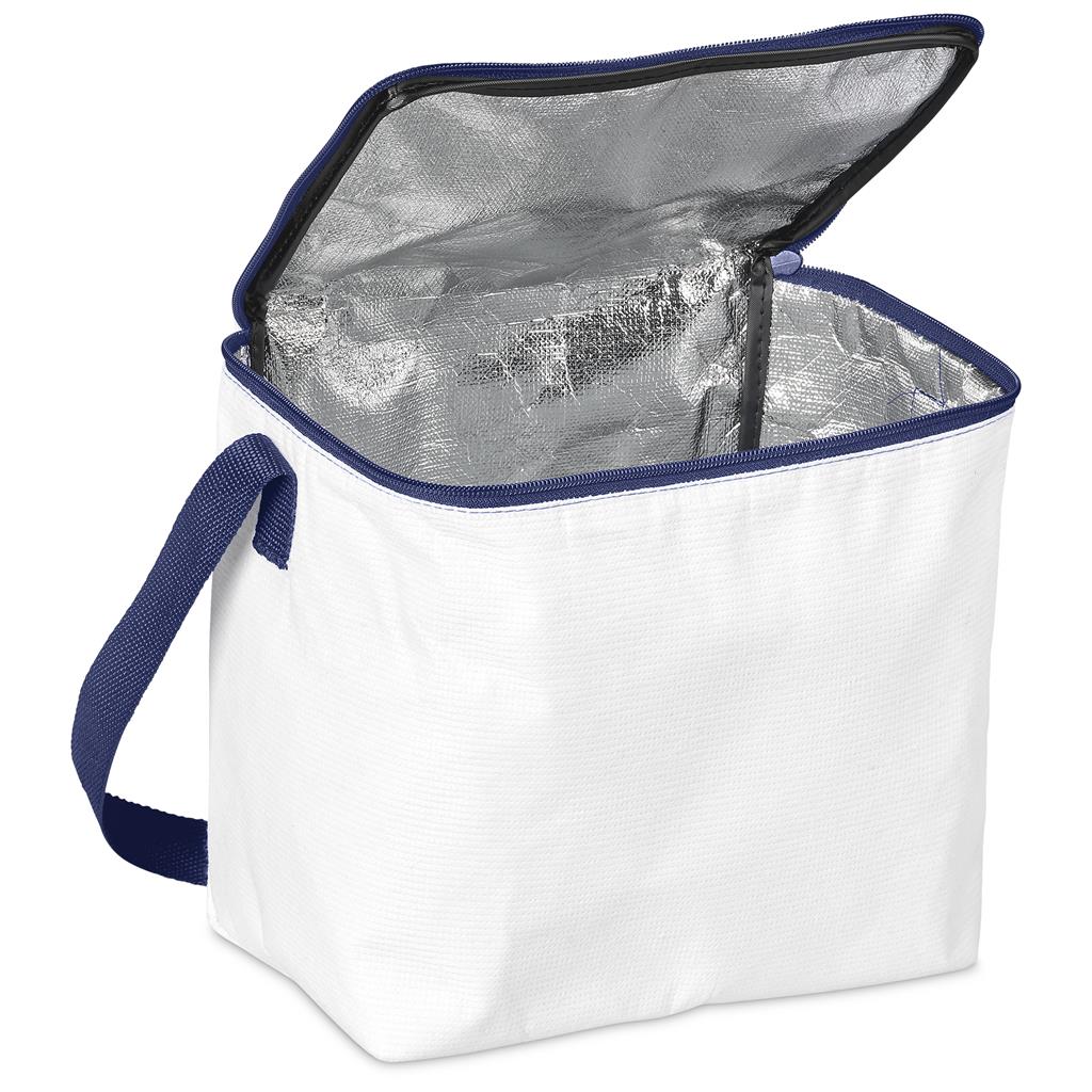 Pre-Production Sample Hoppla Quebec Recycled PET Stitch-Bond 12 Can Cooler - Image 2