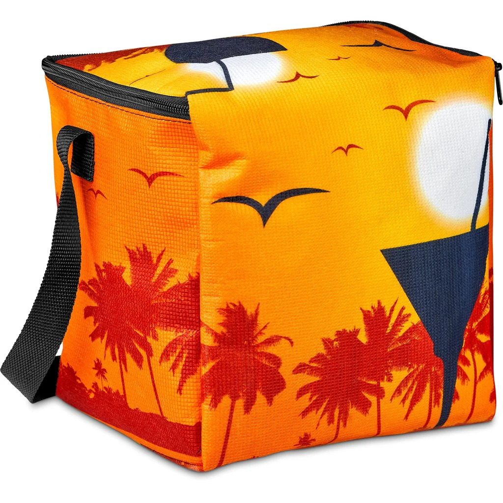 Pre-Production Sample Hoppla Quebec Recycled PET Stitch-Bond 12 Can Cooler - Image 7