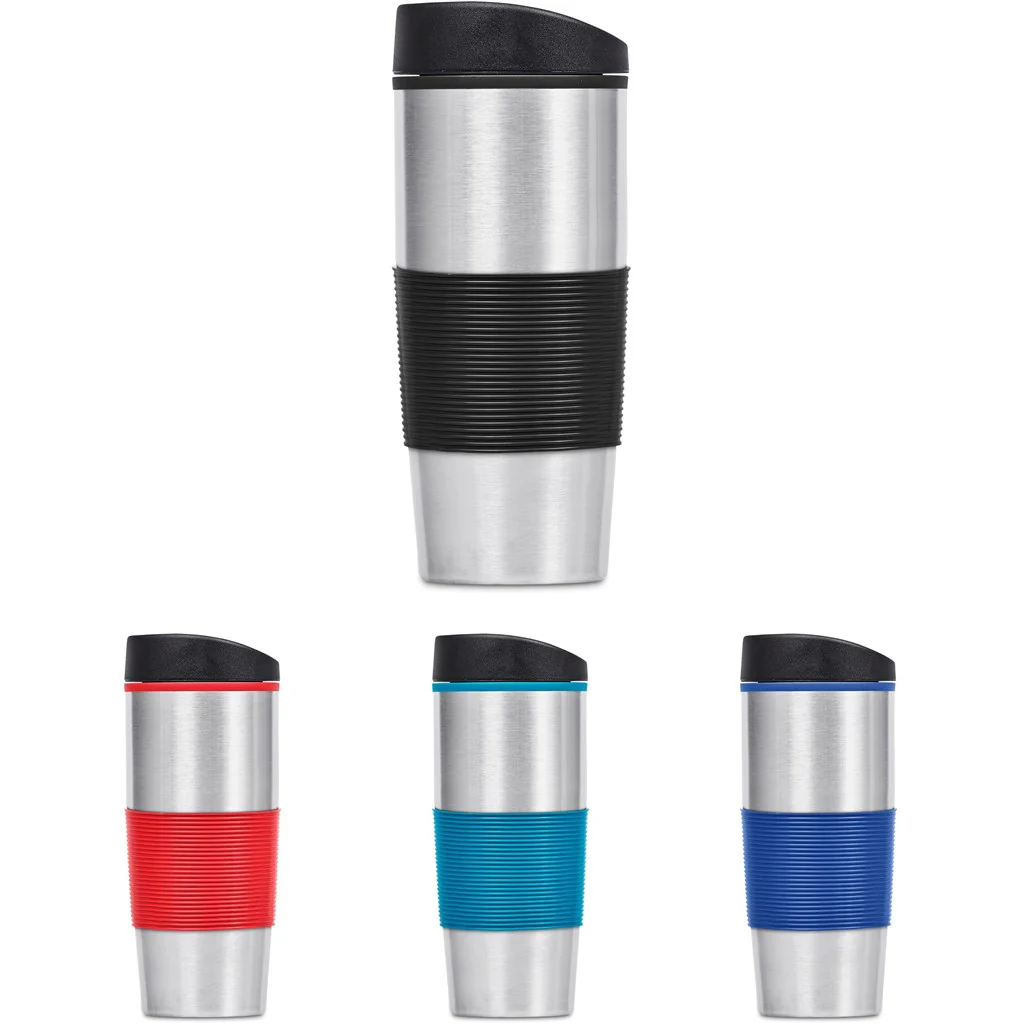 Ridge Stainless Steel & Plastic Double-Wall Tumbler - 450ml - Image 2