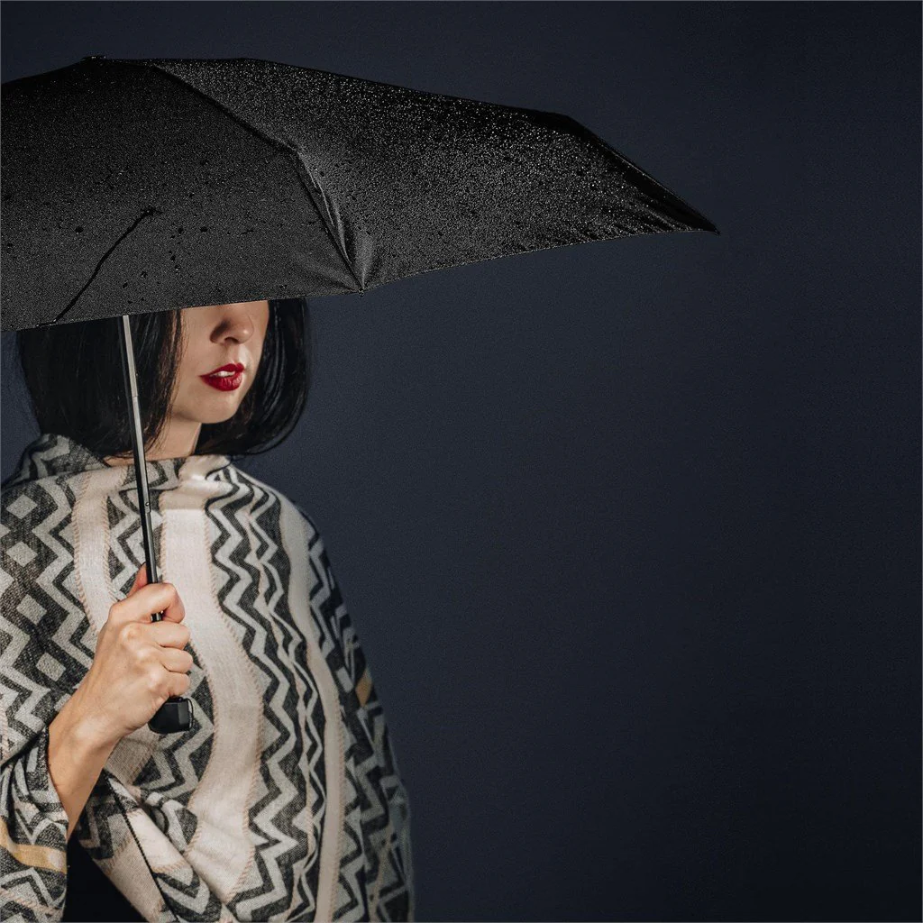 Serendipio Salem Recycled PET Compact Umbrella with EVA Pouch - Image 7