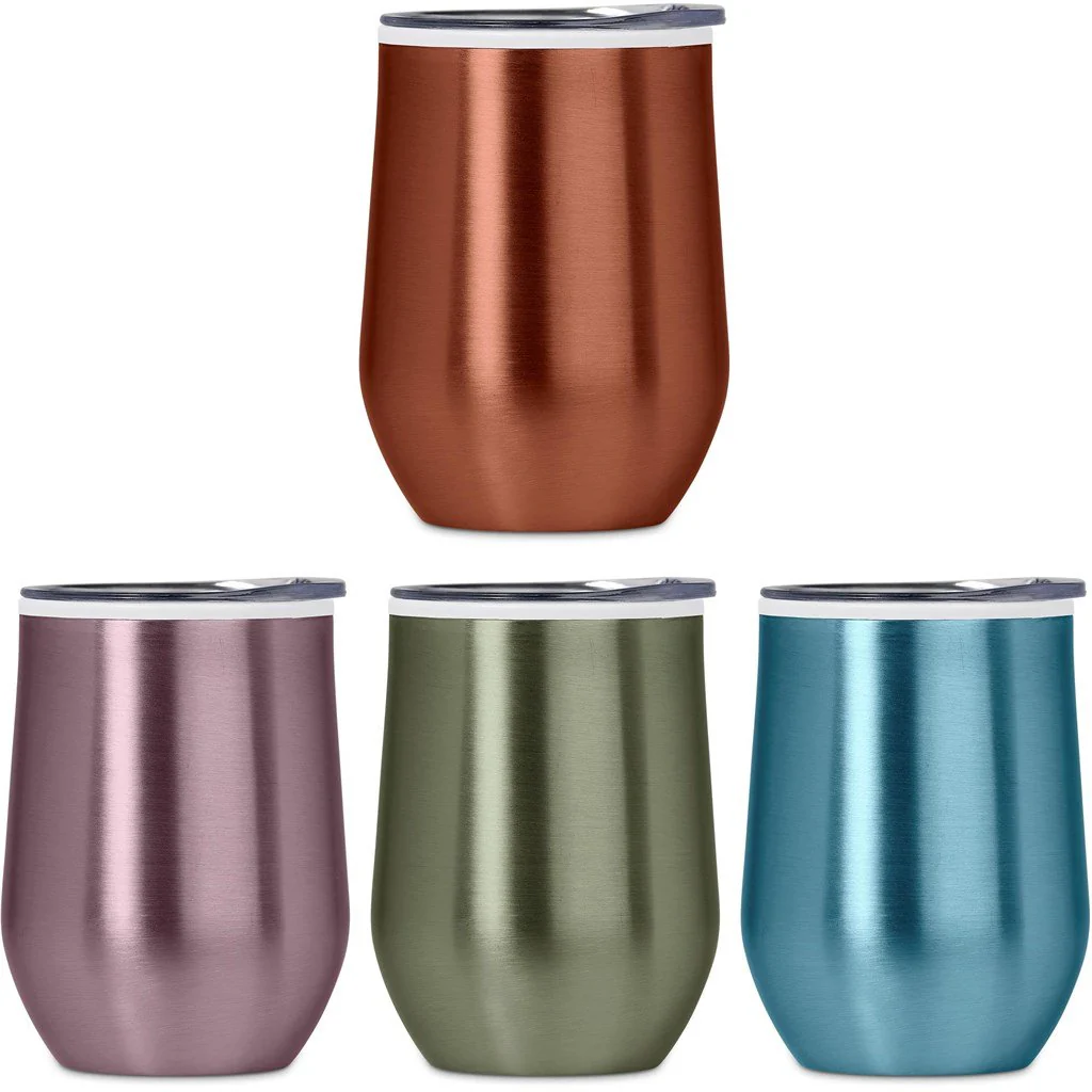 Serendipio Vogue Madison Stainless Steel & Plastic Double-Wall Tumbler - 350ml - Image 10