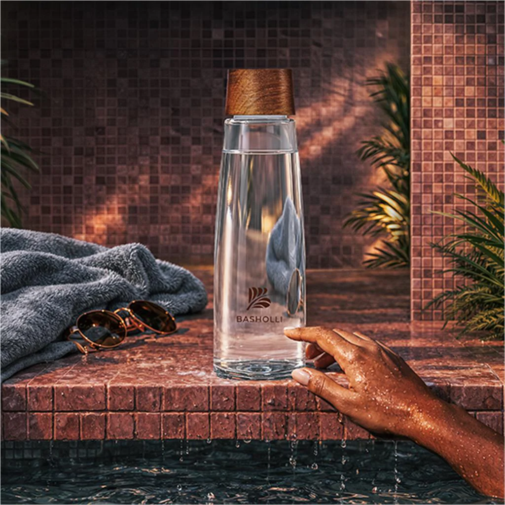 Serendipio Windermere Glass Water Bottle - 600ml - Image 3