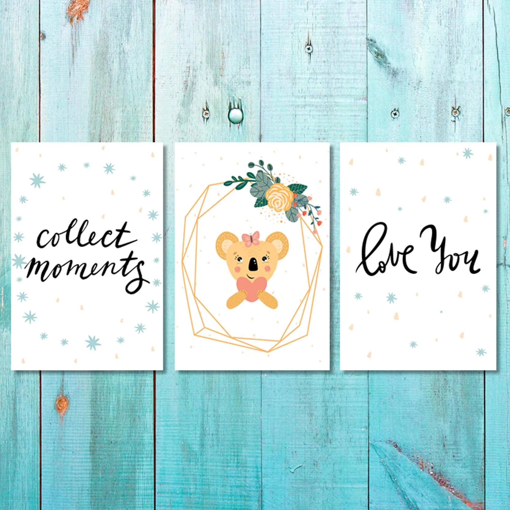 Girls: Set 3 - Collect Moments, Love You