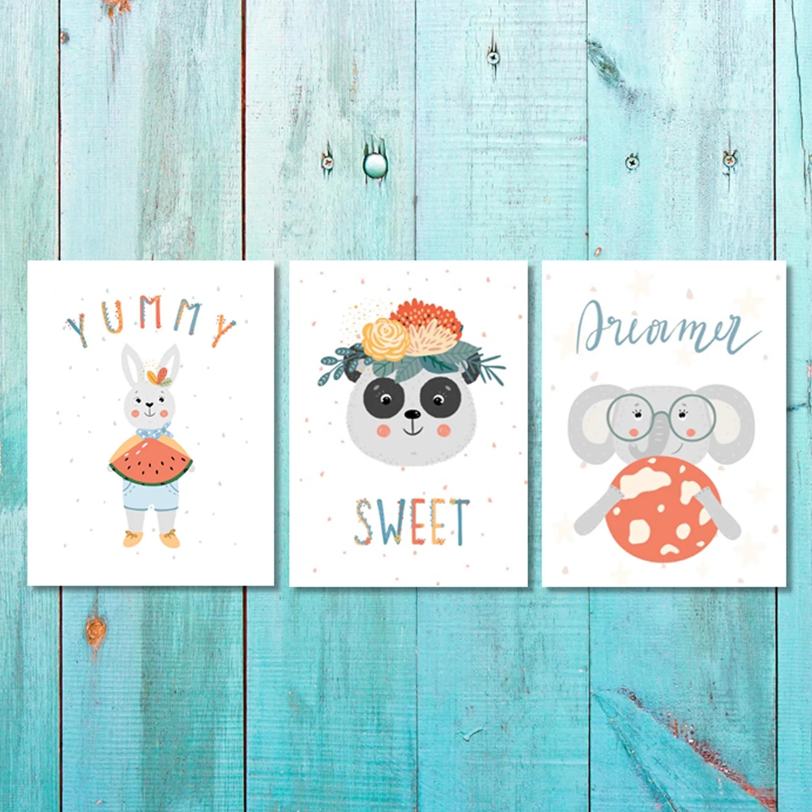 Girls: Set of 3 - Yummy,Sweet,Dream