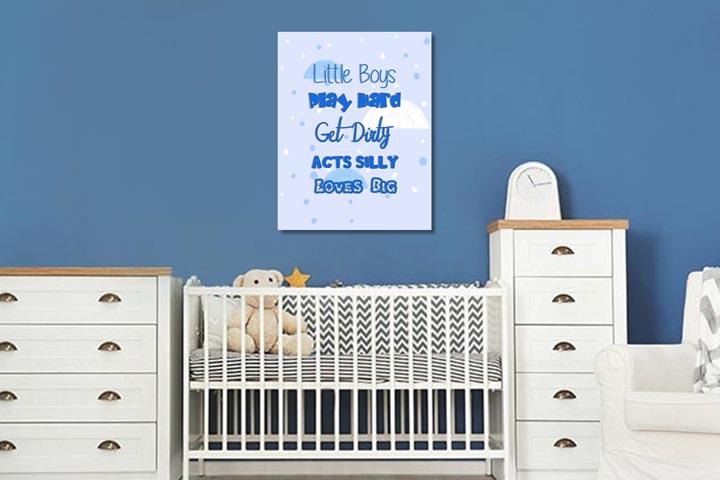 Boys: Set of 1 - Little Boys, Play hard... - Image 3
