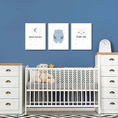 Boys: Set of 3 - Sweet Dreams Little One - Image 5