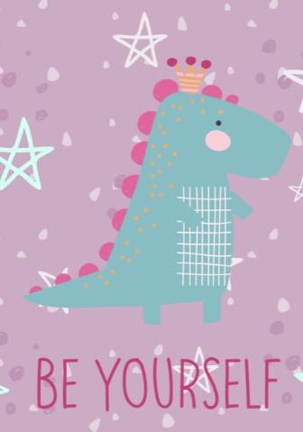 Girls: Set of 3 - Dino Girl - Image 4
