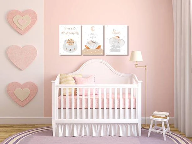 Girls: Set of 3 - Sweet dreams,Sleep tight, Shine - Image 5
