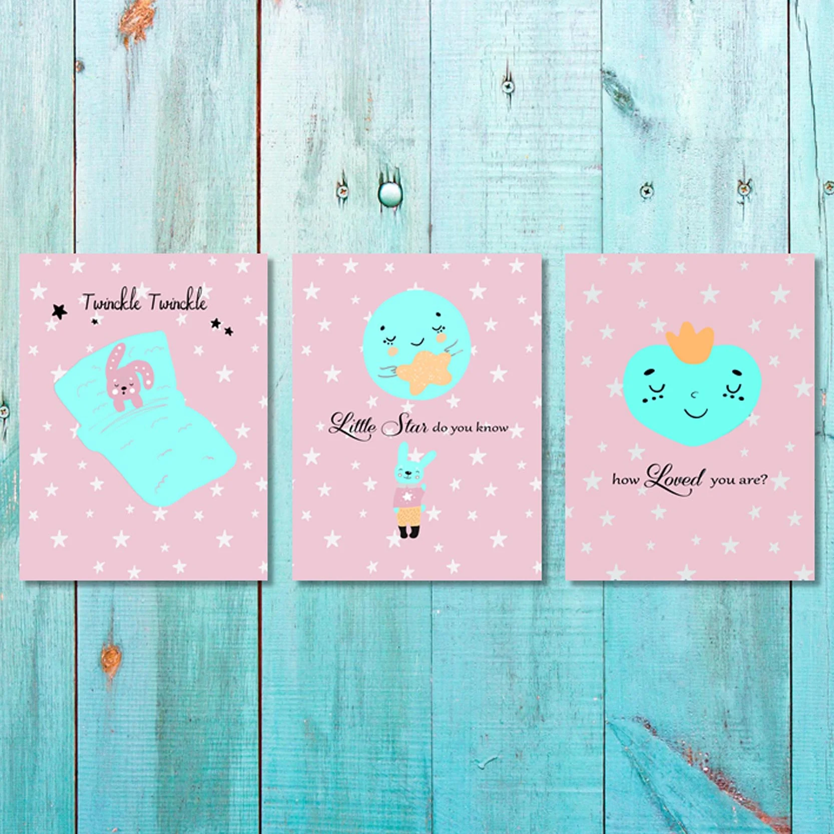 Girls: Set of 3 - Twinkle, Twinkle
