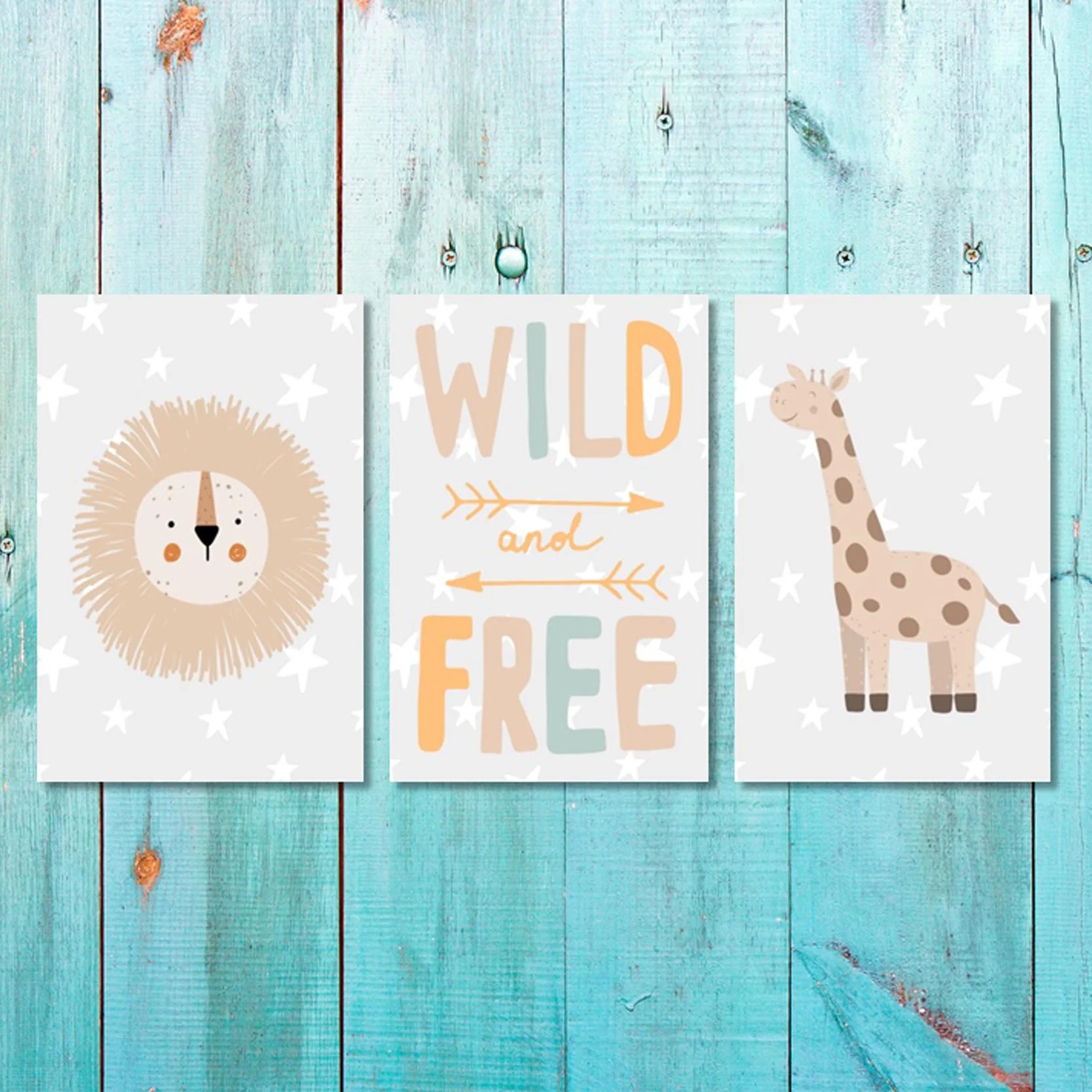 Girls: Set of 3 - Wild and Free