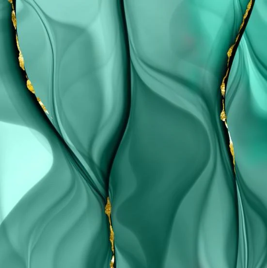 Set of 6 - Turquoise Ink Glitter - Image 5