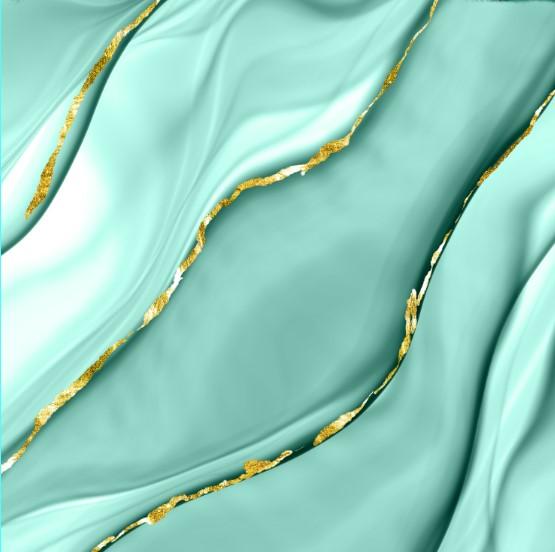 Set of 6 - Turquoise Ink Glitter - Image 6