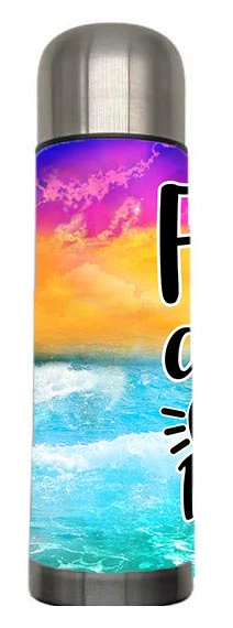 Summer - Float Drink Tan Repeat Design on Tumbler, Can, Flask, or Water bottle - Image 5