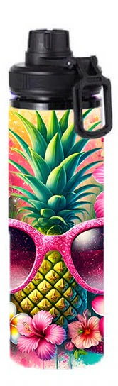 Summer - Tropical Design on Tumbler, Can, Flask, or Water bottle - Image 6