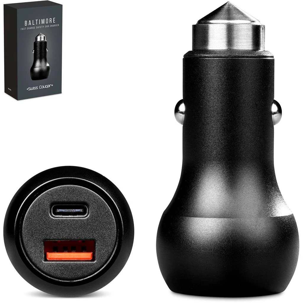 Swiss Cougar Baltimore 2 -in-1 Fast Car Charger & Tool - Image 8
