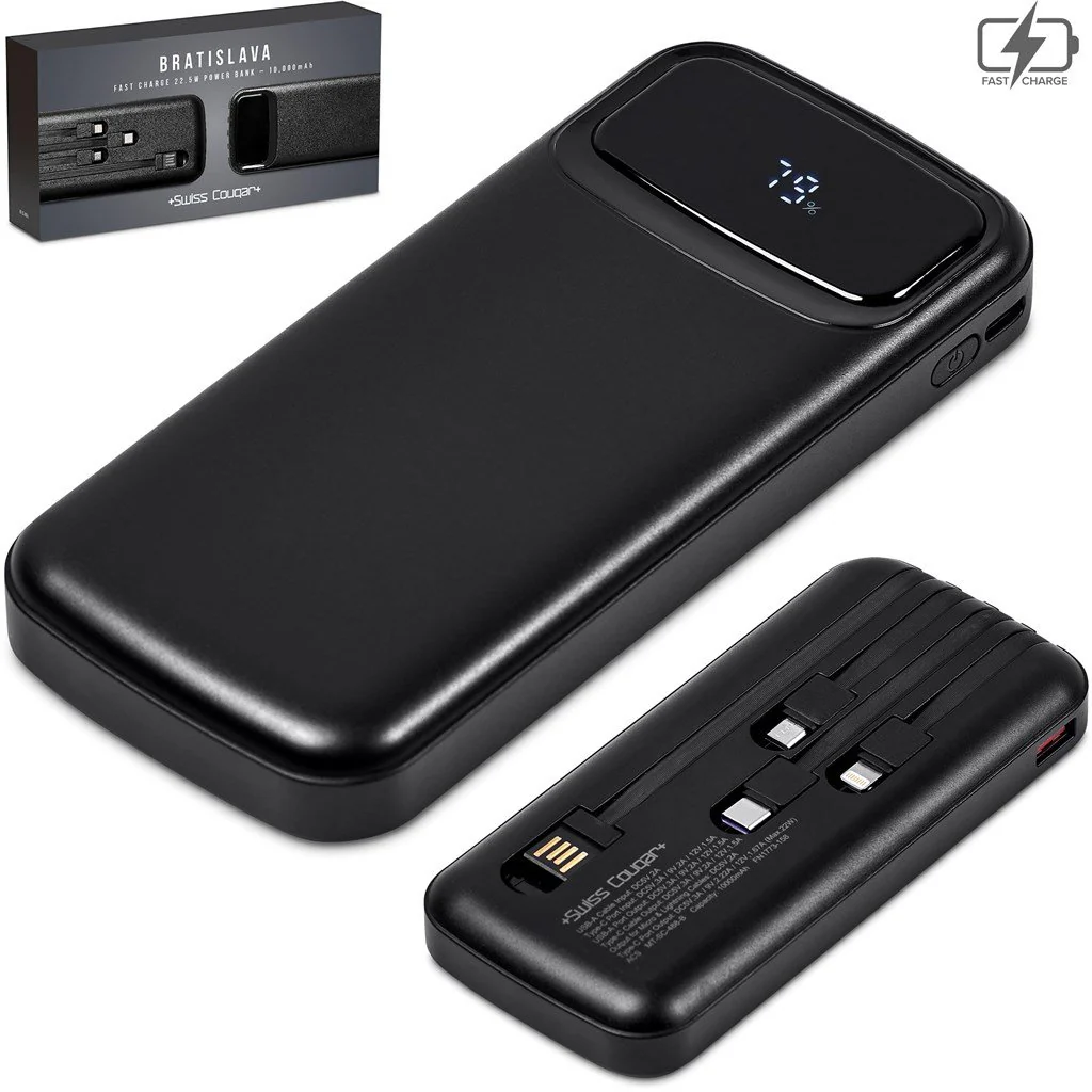 Swiss Cougar Bratislava Fast Charge 22.5W Power Bank - 10,000mAh - Image 13