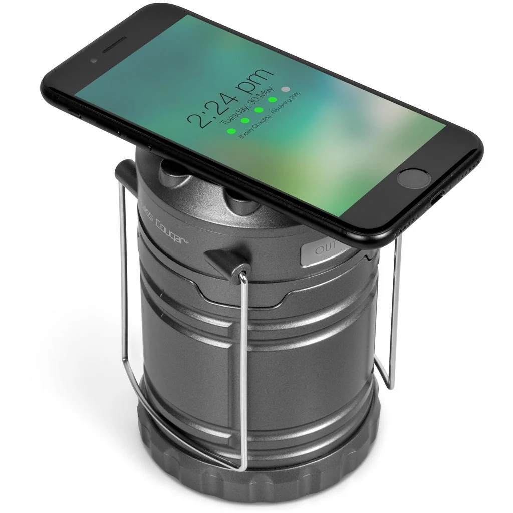 Swiss Cougar Cape Town Lantern & Wireless Charging Power Bank - 4,000mAh - Image 3