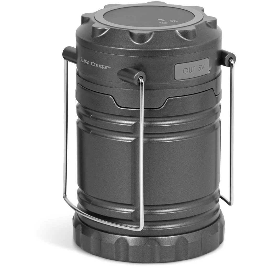 Swiss Cougar Cape Town Lantern & Wireless Charging Power Bank - 4,000mAh - Image 4