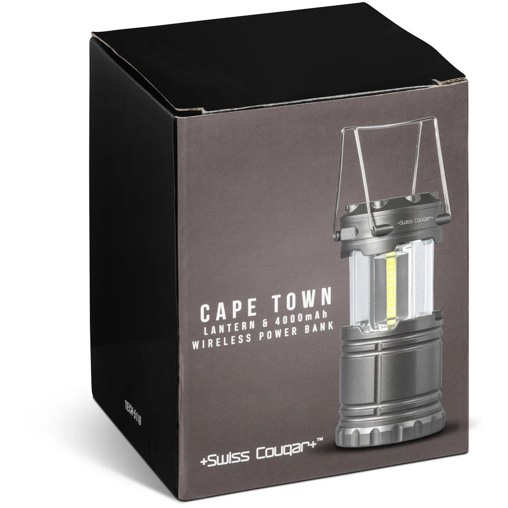 Swiss Cougar Cape Town Lantern & Wireless Charging Power Bank - 4,000mAh - Image 6