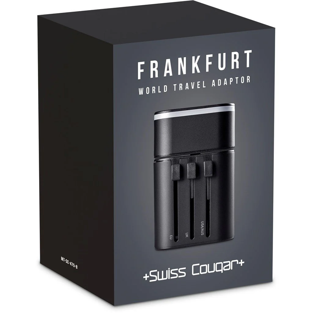 Swiss Cougar Frankfurt World Travel Adaptor - Image 15