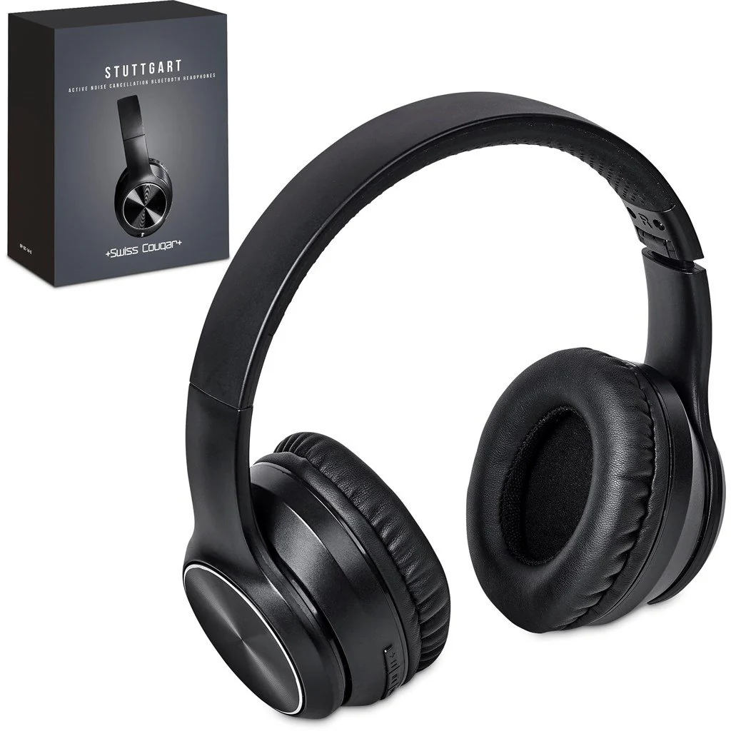 Swiss Cougar Stuttgart Active Noise-Cancelling Bluetooth Headphones - Image 4