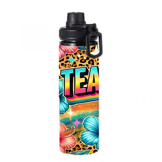 Teacher - Floral Teacher Design on Tumbler, Can, Flask, or Water bottle - Image 5