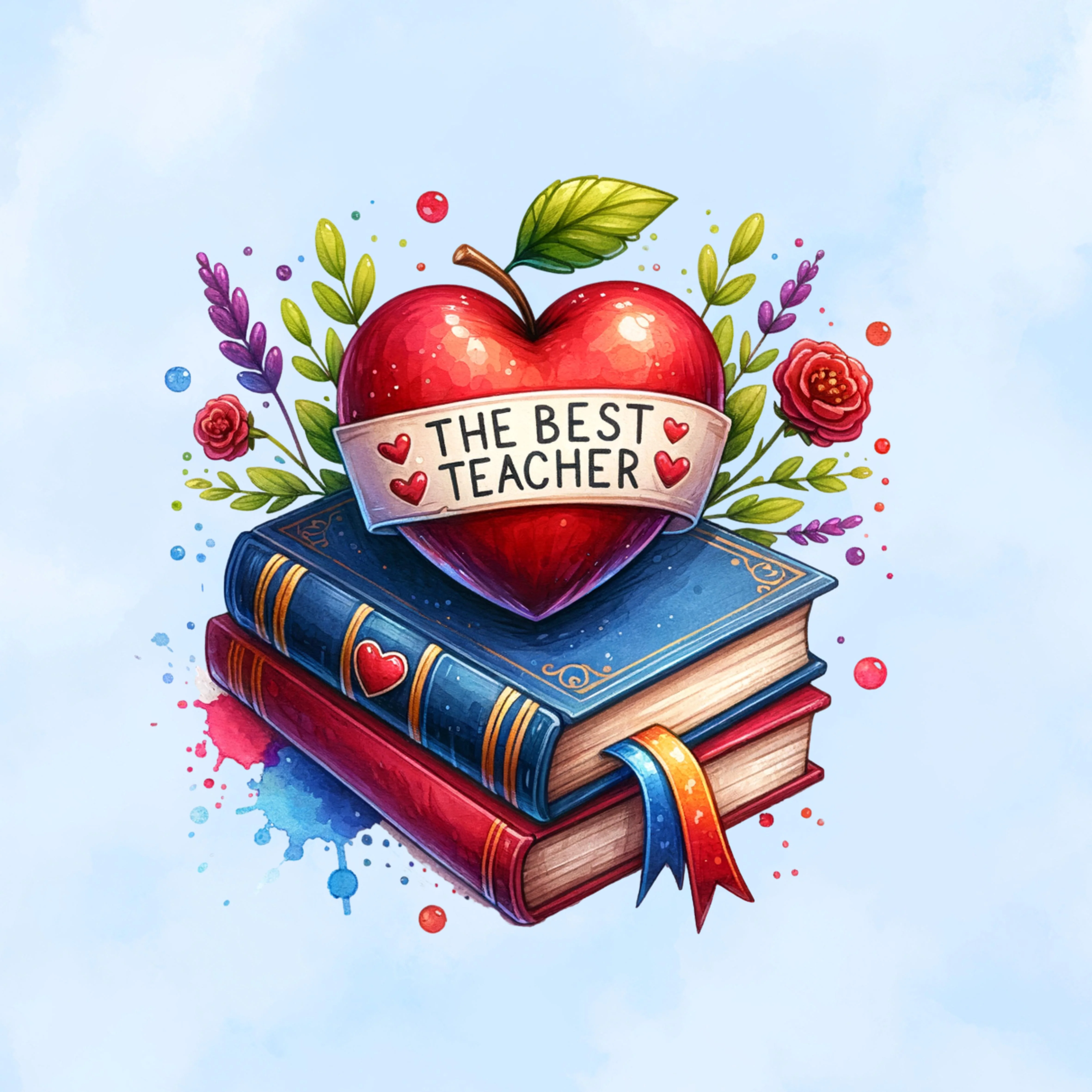 Teacher - The Best Teacher Design on Tumbler, Can, Flask, or Water bottle - Image 2