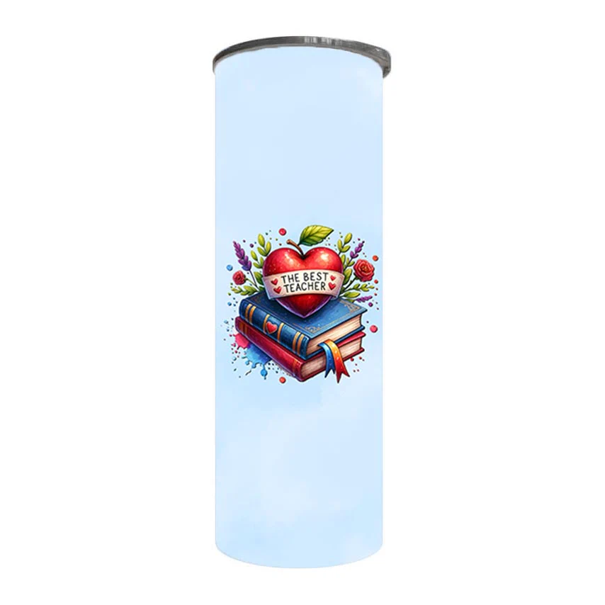 Teacher - The Best Teacher Design on Tumbler, Can, Flask, or Water bottle - Image 3