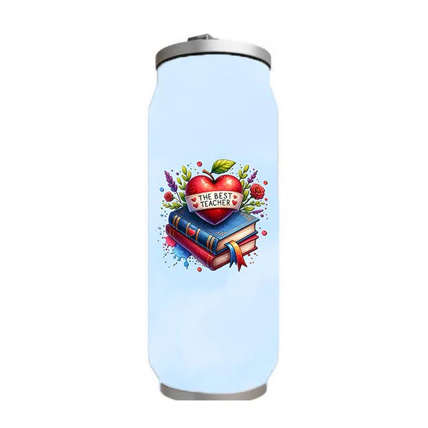 Teacher - The Best Teacher Design on Tumbler, Can, Flask, or Water bottle - Image 4