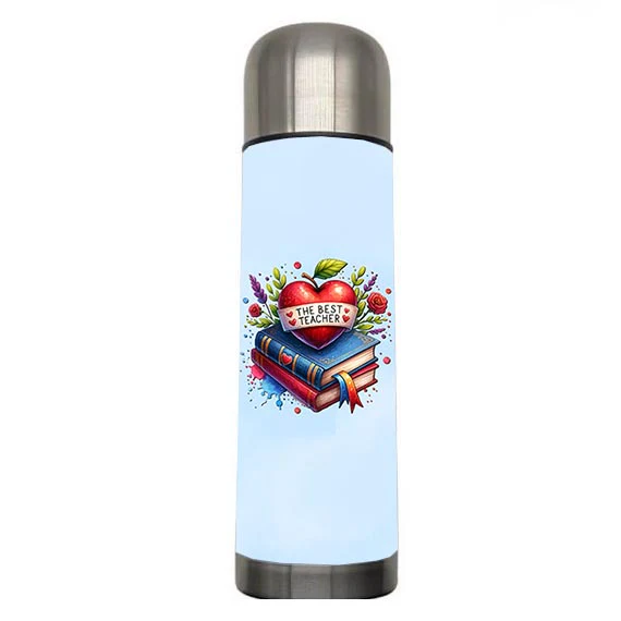 Teacher - The Best Teacher Design on Tumbler, Can, Flask, or Water bottle - Image 5