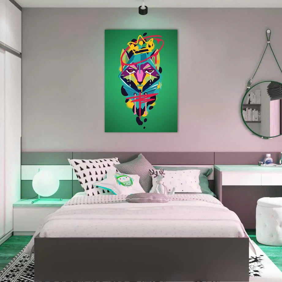 Teen Boys: Set of 1 - Grafitti Fox