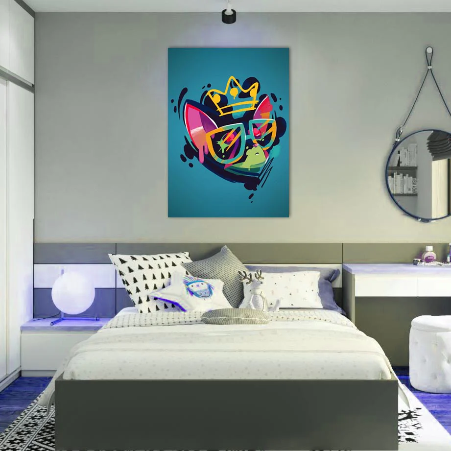 Teen Boys: Set of 1 - Grafitti-Kitty