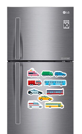Transportation Photo Fridge Magnets - (10 PER PACK) - Image 2