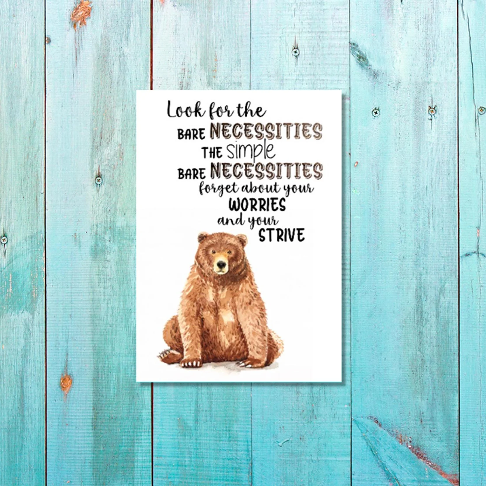 Unisex: Set of 1 - Look for the bare nacessaties
