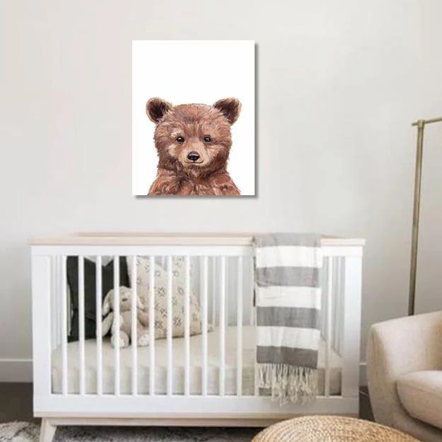 Unisex: Set of 1 - Watercolor Baby Bear - Image 3