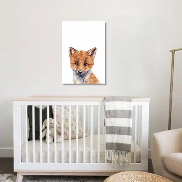 Unisex: Set of 1 - Watercolor Fox - Image 3