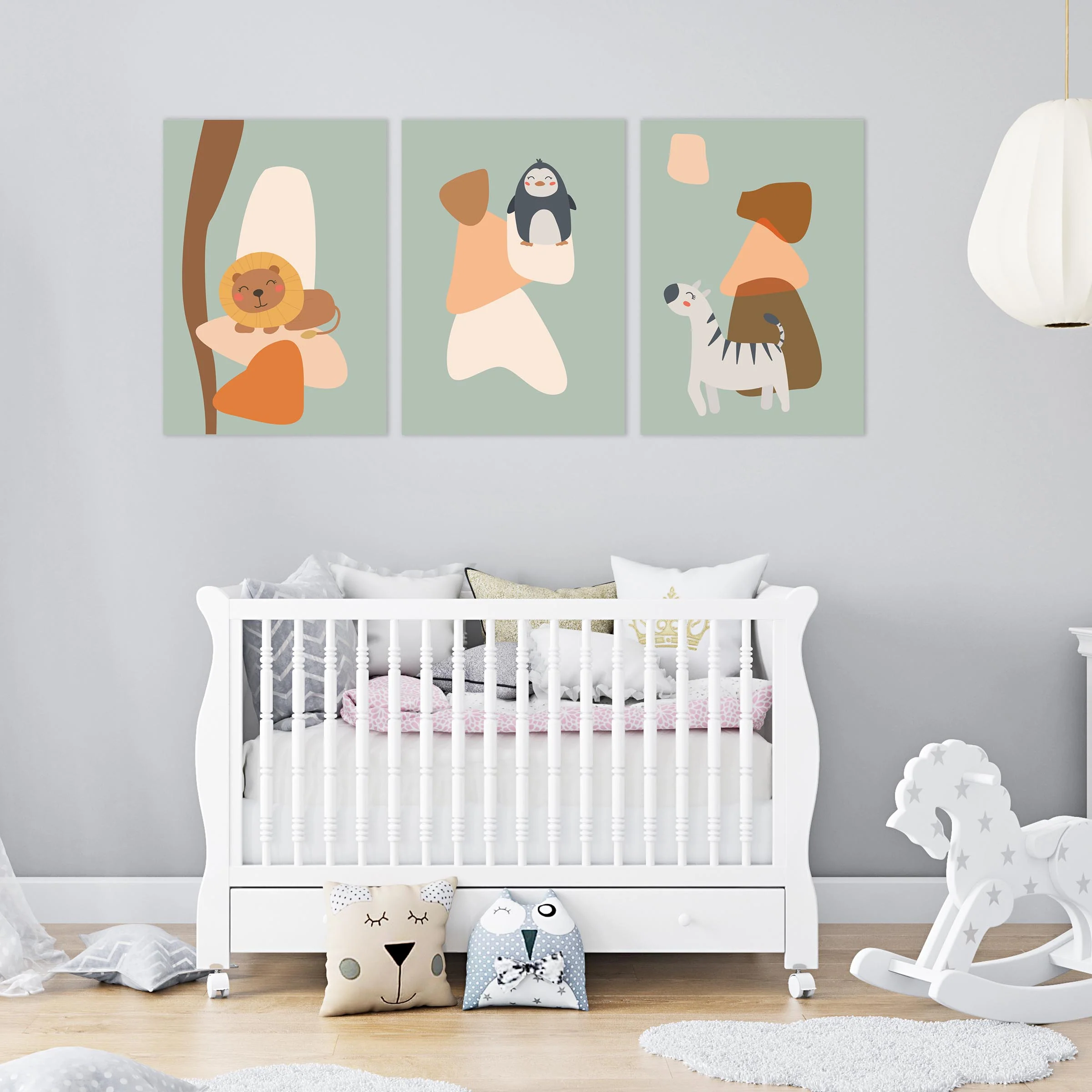 Unisex: Set of 3 - Boho Animals