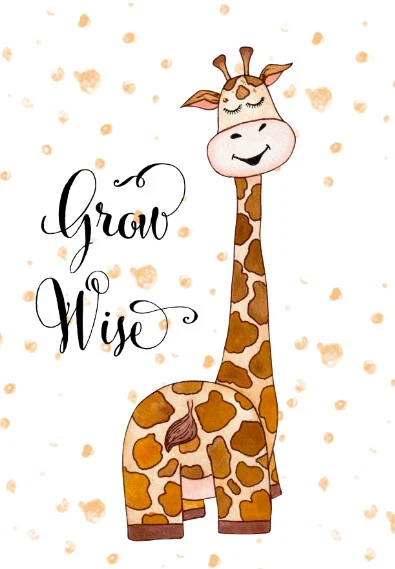 Unisex: Set of 3 - Giraffe with closed eyes dream big - Image 3