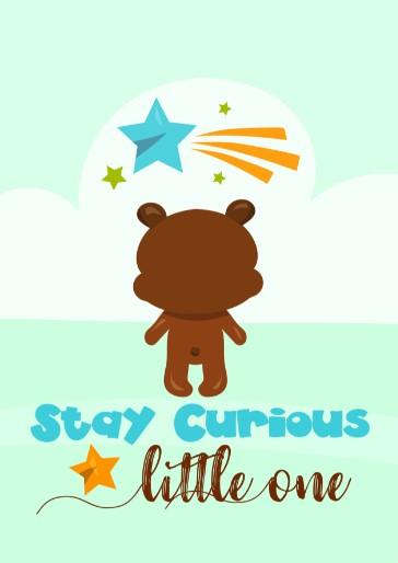 Unisex: Set of 3 - Stay curious little Bear (available in 3 colors) - Image 6