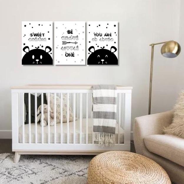 Unisex: Set of 3 - Sweet Dreams - Be Brave Bear - Image 5