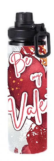 Valentine - Be my Valentine Design on Tumbler, Can, Flask, or Water bottle - Image 7