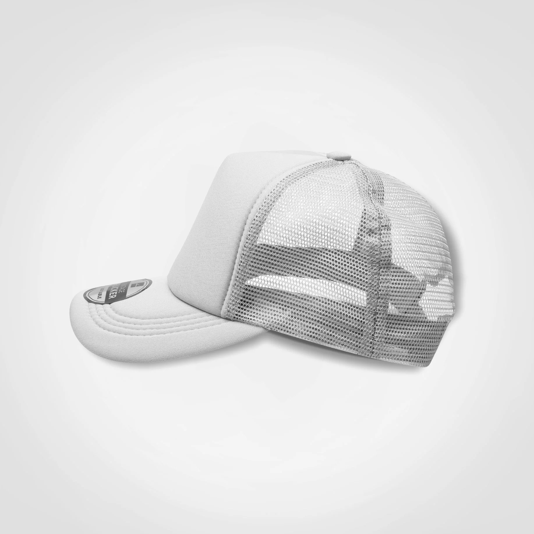 Vintage Trucker Cap - Single Tone - Custom Branded/Printed - Image 3