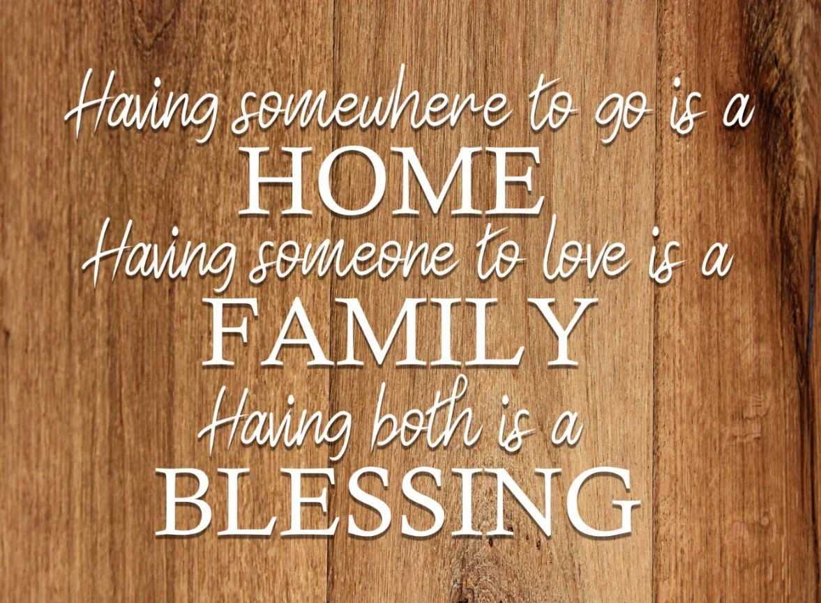 Wall Art Quote: Having somewhere to go is a Home - Image 2