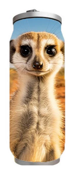 Wildlife - Suricate Design on Tumbler, Can, Flask, or Water bottle - Image 2