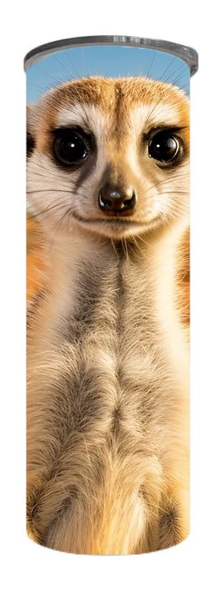 Wildlife - Suricate Design on Tumbler, Can, Flask, or Water bottle - Image 3