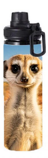 Wildlife - Suricate Design on Tumbler, Can, Flask, or Water bottle - Image 5